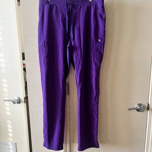 Figs Scrub Pants – Purple – Size Large Tall (L/T)